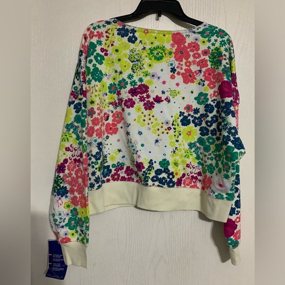 Women’s Champion Cropped Floral Sweatshirt. NWT - Picture 2 of 5